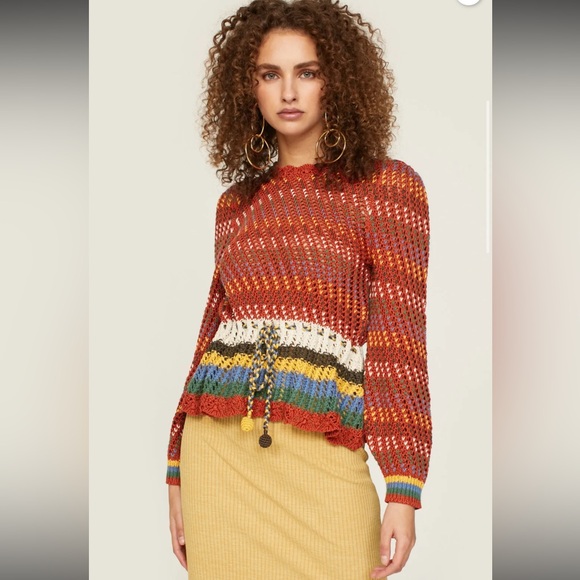 Polo Ralph Lauren Sweaters - Polo Ralph Lauren
Pointelle Cotton Peplum Sweater